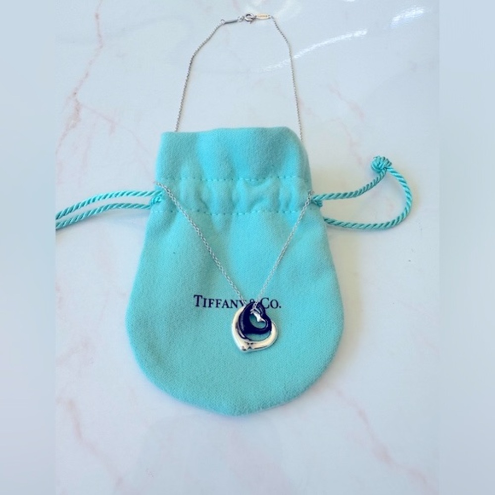 Tiffany & Co. open heart pendant